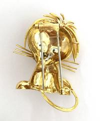 Van Cleef & Arpels Gold Lion Brooch