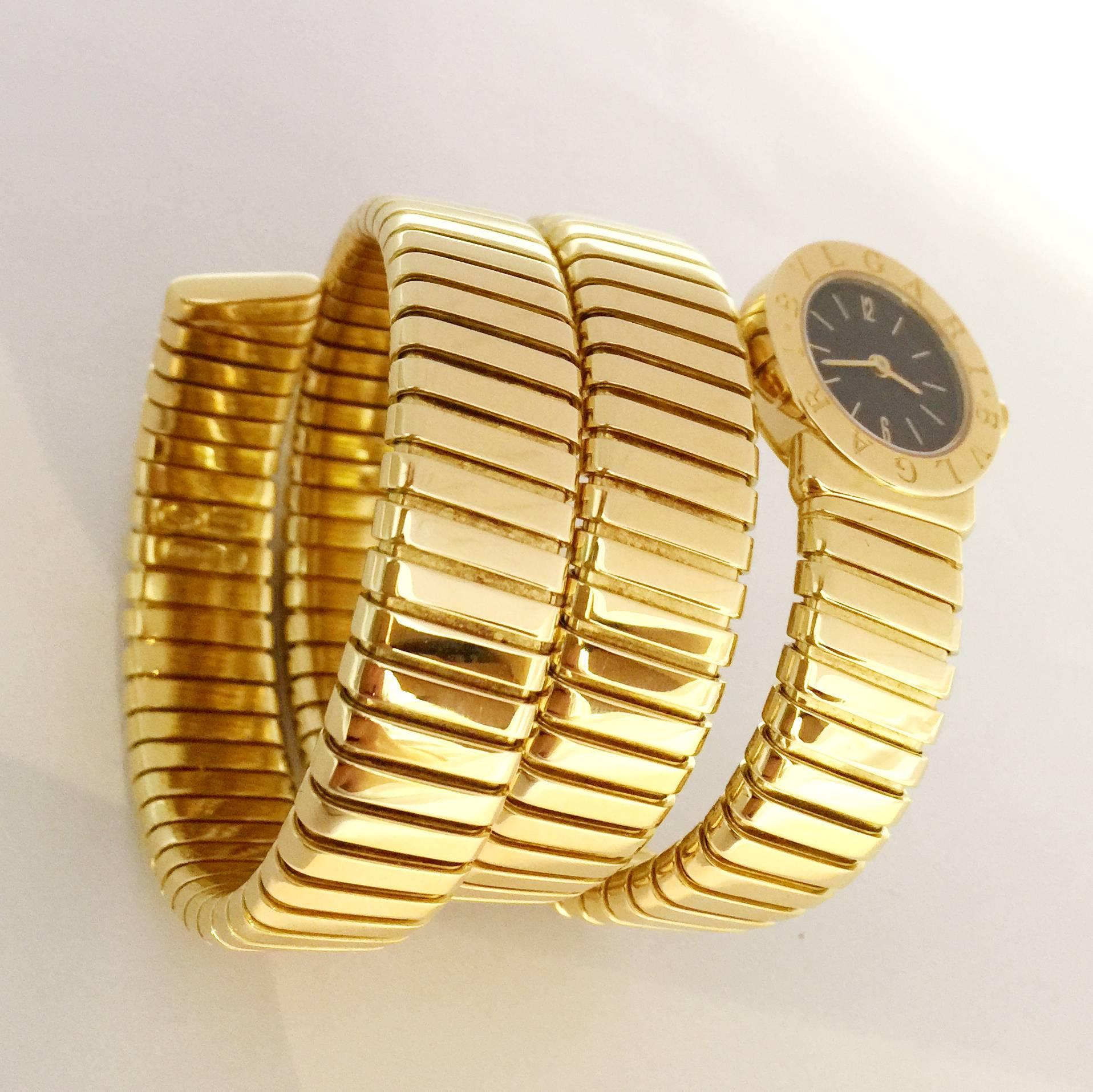 Contemporary Bulgari Ladies Yellow Gold 