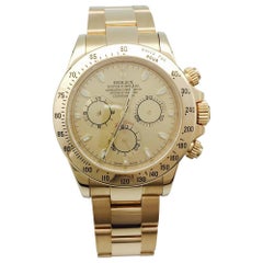 Rolex Yellow Gold Cosmograph Daytona Self-winding Wristwatch, circa 2003