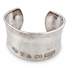 Tiffany & Co. Breites Silberarmband, 73,6 g, Damenschmuck