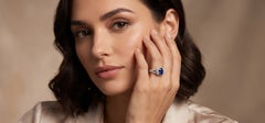 Serpentined Blue Sapphire Ring – 2.53ct Untreated Blue Sapphire