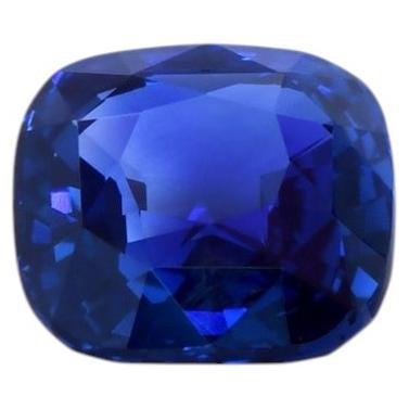 Exceptional Untreated 1.74 carats Royal Blue Sapphire (Swiss Certified)