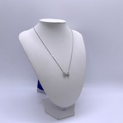 Collier De Beers avec pendentif papillon en or blanc 18 carats serti de diamants – « Portraits de la nature »