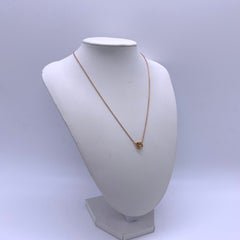 Piaget Rose Pendant Necklace 18K Rose Gold Brilliant Diamond
