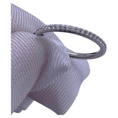 Harry Winston Pt950 Platinum Diamond Full Eternity Wedding Band Ring