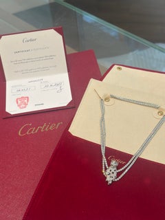 CARTIER Panthere Multi-Wear Double Diamond 18K Gold Tennis Chain Necklace