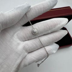Cartier d'Amour 0.21ct Diamants Legers Bracelet 18K White Gold GIA