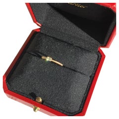 Cartier Etincelle de Cartier Ring 18K Pink Gold Emerald-Cut Diamond