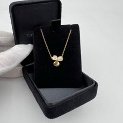 Tiffany & Co. „Paper Flowers“ Diamant-Pavé-Halskette aus 18-karätigem Gold