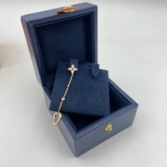 Orecchini Louis Vuitton Idylle Blossom Mono Chain in oro rosa 18 carati con diamanti