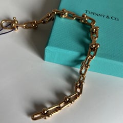 Tiffany & Co. Pulsera HardWear con eslabones medianos, oro rosa de 18 quilates, talla M