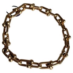 Tiffany & Co. Pulsera HardWear con eslabones medianos, oro rosa de 18 quilates, talla M