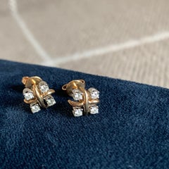 Orecchini con diamanti Schlumberger Lynn di TIFFANY & CO in oro rosa 18 carati