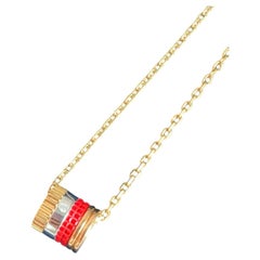 Collana con ciondolo a diamanti BOUCHERON Quatre Red Edition in oro 18 carati