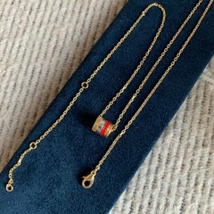 Collana con ciondolo a diamanti BOUCHERON Quatre Red Edition in oro 18 carati