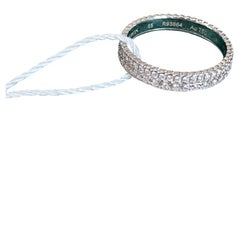 Boucheron Quatre Radiant Edition 18K White Gold 3-Row Pavé Diamond Ring
