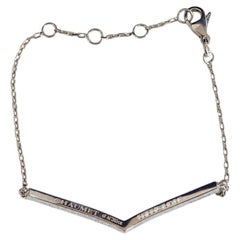 Pulsera «Josephine Aigrette» de Chaumet, en oro blanco de 18 quilates con diamantes