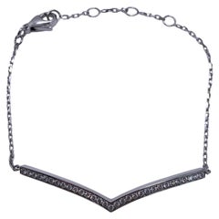 Pulsera «Josephine Aigrette» de Chaumet, en oro blanco de 18 quilates con diamantes