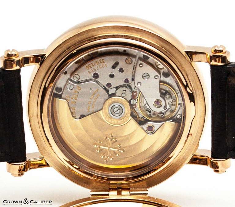 Patek Philippe Rose Gold Perpetual Calendar Automatic Wristwatch Ref 5107R-001 6