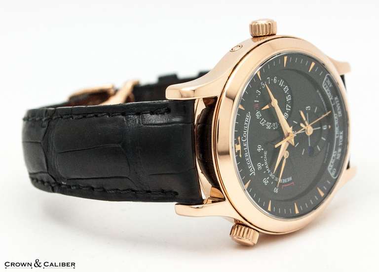 Jaeger-LeCoultre Rose Gold Master Control Geographic Wristwatch 2