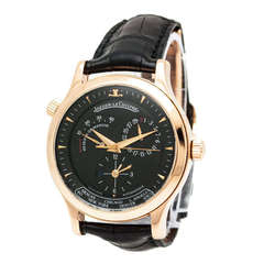 Jaeger-LeCoultre Rose Gold Master Control Geographic Wristwatch