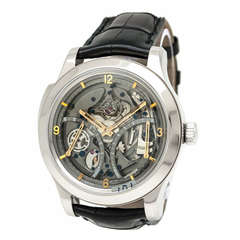 Jaeger-LeCoultre White Gold Master Grand Tradition Minute Repeating Wristwatch