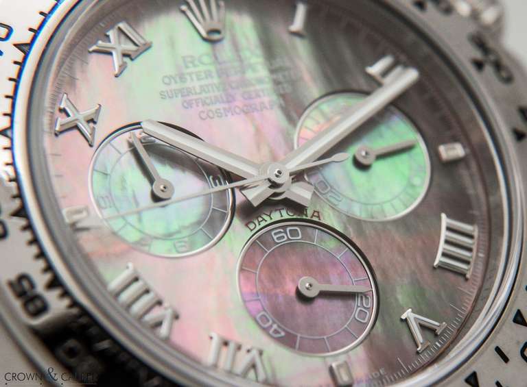 Rolex White Gold Cosmograph Daytona Wristwatch Ref 116509 circa 2006