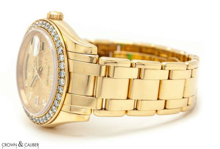 Rolex Yellow Gold and Diamond Day-Date Masterpiece Watch Ref 18948 circa 2006 1