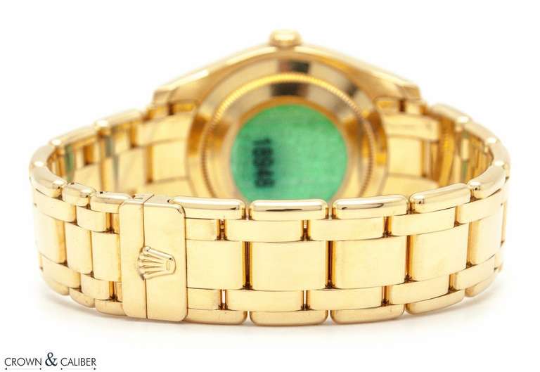 Rolex Yellow Gold and Diamond Day-Date Masterpiece Watch Ref 18948 circa 2006 4