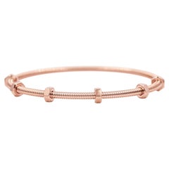 Cartier Écrou de Cartier 18 Karat Rose Gold Size 20 Bracelet Full Set Mint