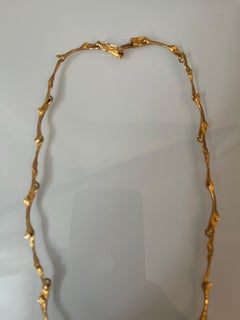 Lapponia necklace lucifer 14k solid gold artpiece necklace and ring