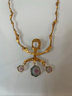 Lapponia necklace lucifer 14k solid gold artpiece necklace and ring