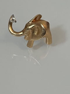 Ole Lynggaard elephant diamond pendant big size