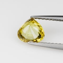 0.92 ct, Faceted vivid yellow sphene