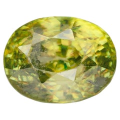 1,22 Karat, facettierter gelblich-grüner Sphene