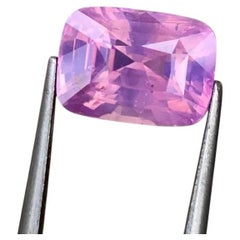 True Gems: zaffiro rosa da 6 carati con taglio a cuscino, non trattato termicamente, proveniente dallo Sri Lanka