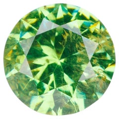 0.53 ct, Faceted Russian demantoid garnet