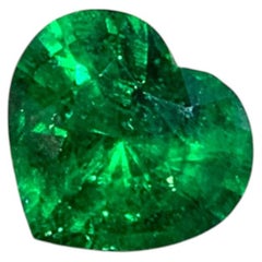 2.5 cts, Perfect cut faceted tsavorite grossular garnet heart shape