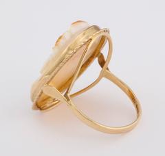 Amedeo "Corda" Cameo Gold Ring