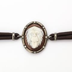 Amedeo Sardonyx Cameo Cheeky Monkey Cameo Bracelet