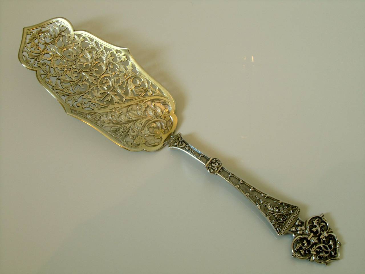 Puiforcat Masterpiece French All Sterling Silver Pie/Pastry Server Trilobé 2