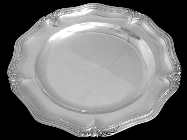 Women's or Men's PUIFORCAT French Sterling Silver Serving Dish 11