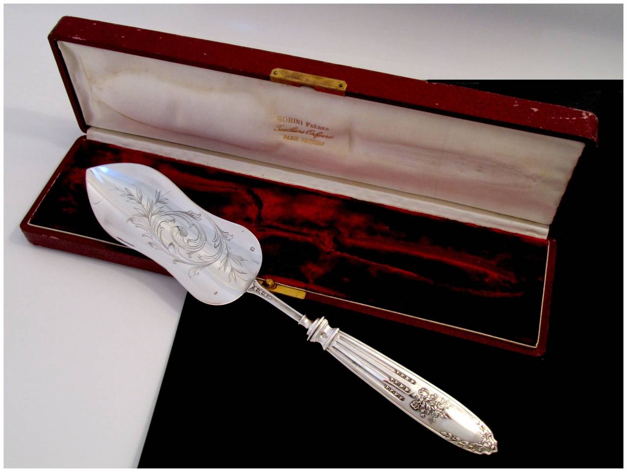 Lapparra French All Sterling Silver Pie/Pastry/Fish Server 12