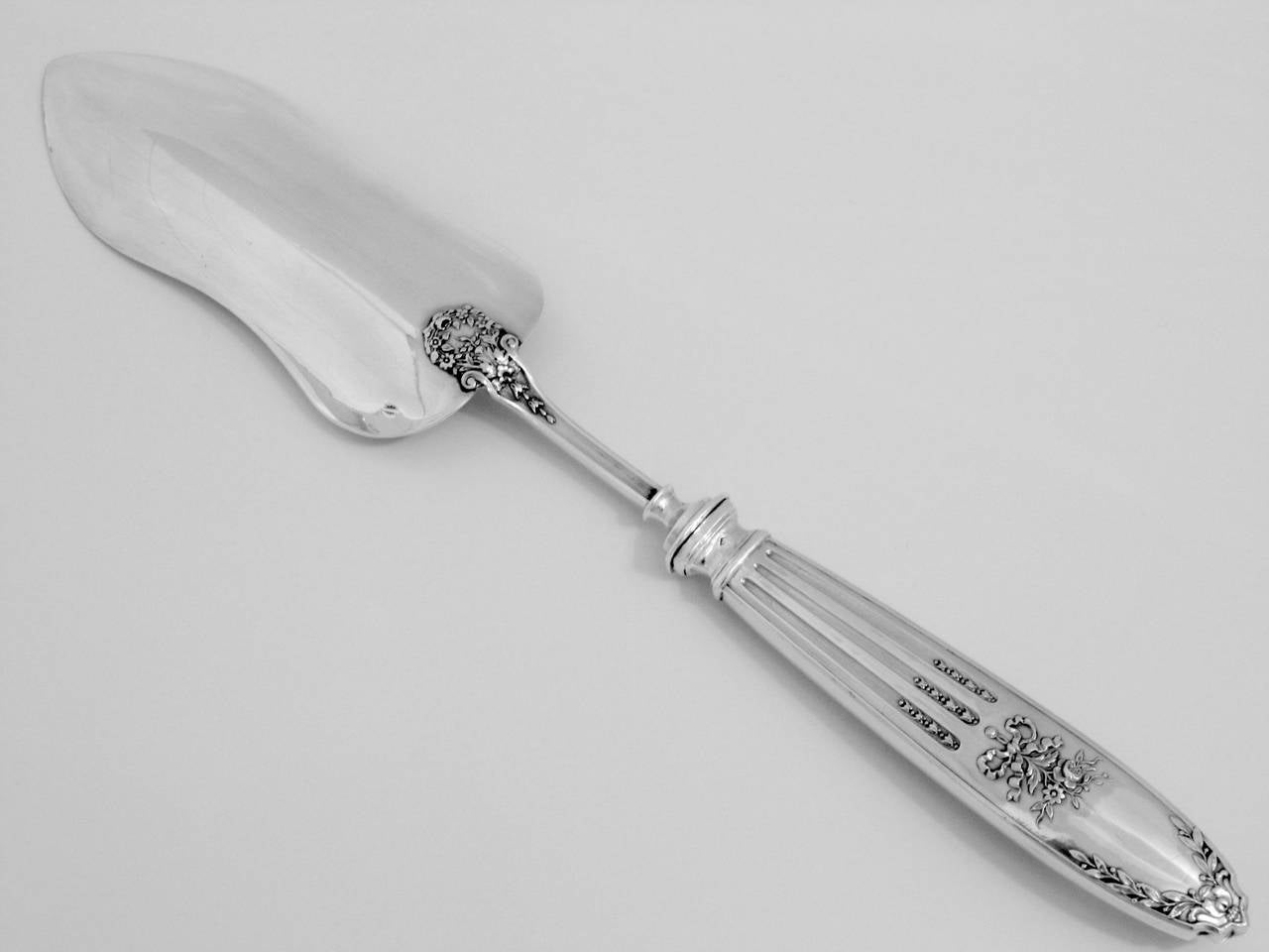 Neoclassical Lapparra French All Sterling Silver Pie/Pastry/Fish Server 12