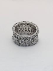 Elegant Diamond Platinum Eternity Band Ring