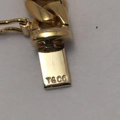 Tiffany & Co. Gold Graduated Curb Link Necklace