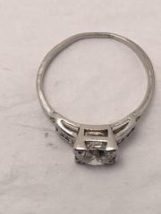 Art Deco Platinum and Diamond Ring