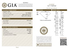 18K Rose Gold Set, 0.94ct Natural Diamonds (Asscher, I Color, VVS1)