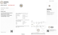18K White Gold Ring With 3. 44 Total Carat Weight Natural Diamond (Square