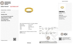 18K Yellow Gold Octagon Engagement Ring 0.28 Ct. Diamond G/VS2 Dainty